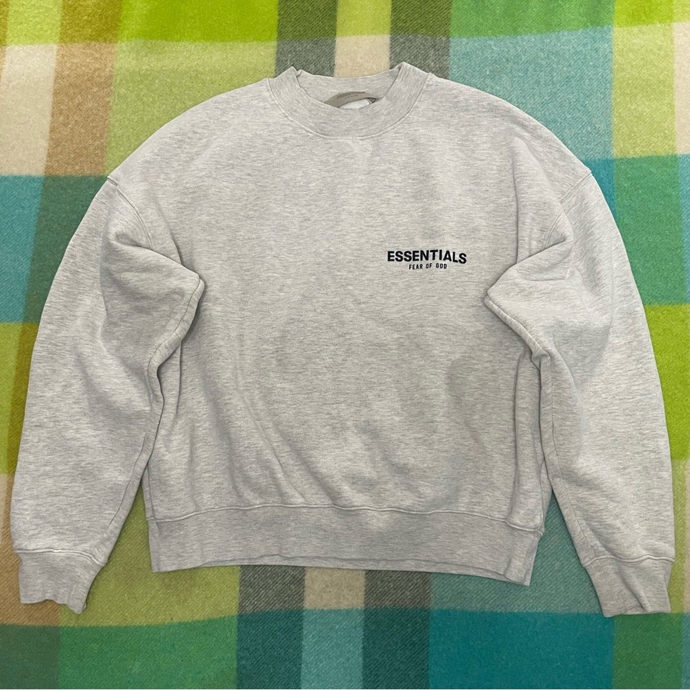 Essentials Fear of God Grey Crewneck Sweatshirt